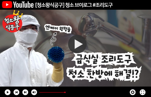 [청소왕식공구] 브이로그(주방청소솔)